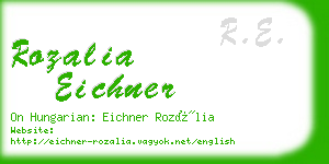 rozalia eichner business card
